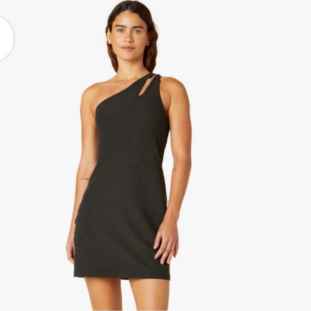 Beyond Yoga Lost Your Mind Space dyed Dress Darkest Night M